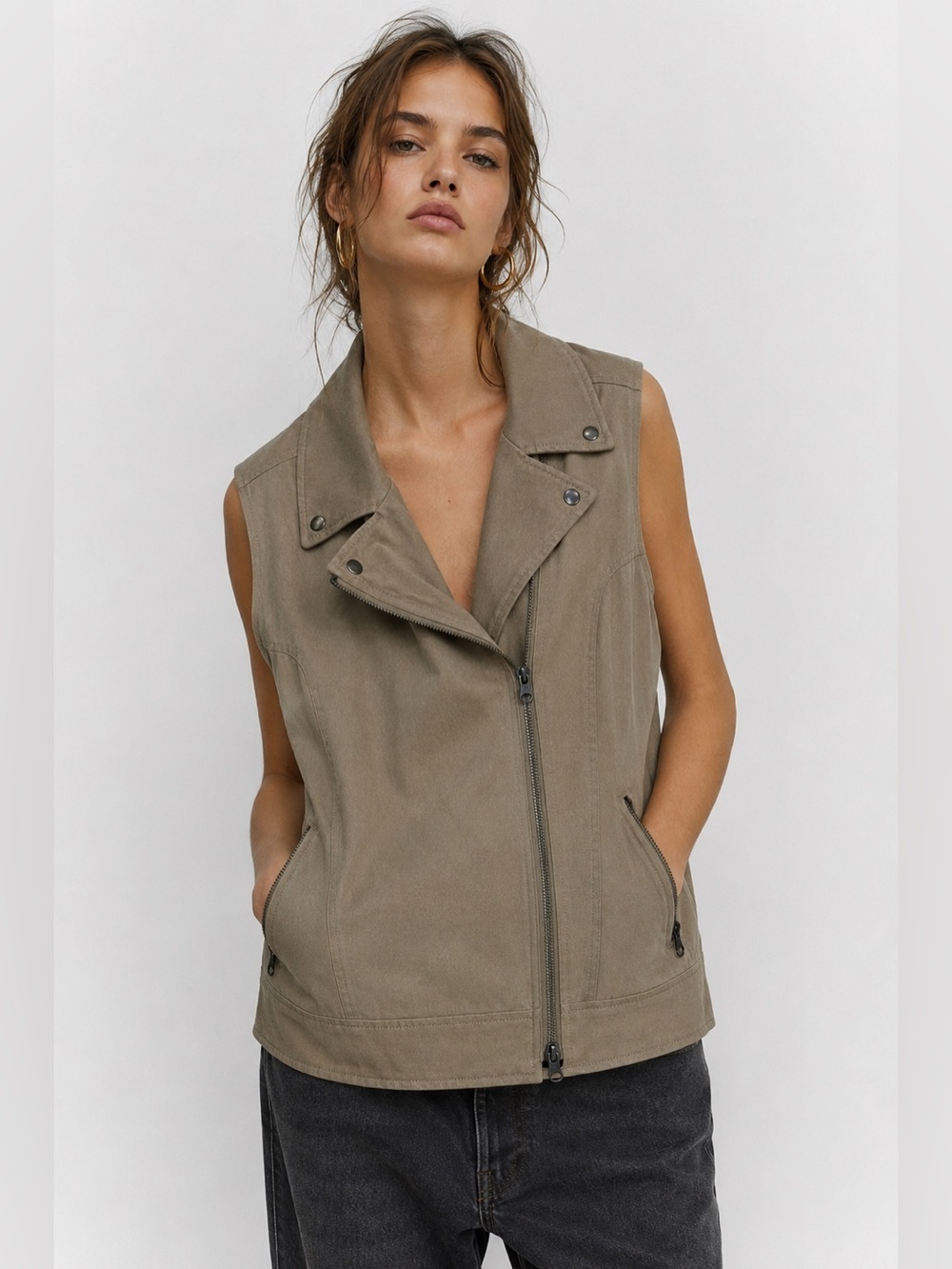 club Monaco utility vest oversized. SF